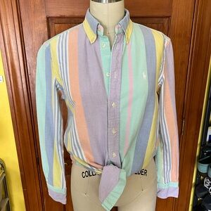 Ralph Lauren button up tie waist